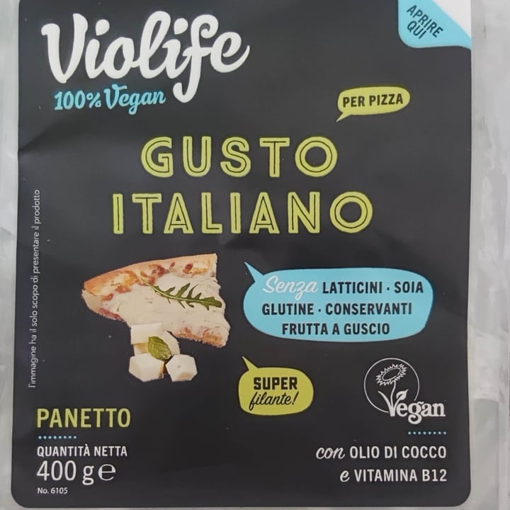 photo of Violife Gusto italiano - panetto per pizza shared by @flavia91 on  20 Jul 2022 - review