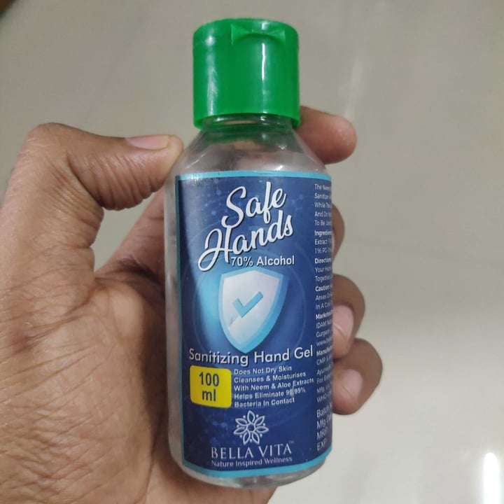 review photo of Bella vita Safe Hands Sanitizing Gel shared by @anbusaravanan on 10 Dec 2020 - review