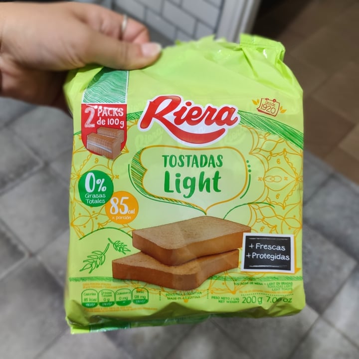 photo of Riera Tostadas light shared by @melinacmansilla on  20 Jan 2021 - review