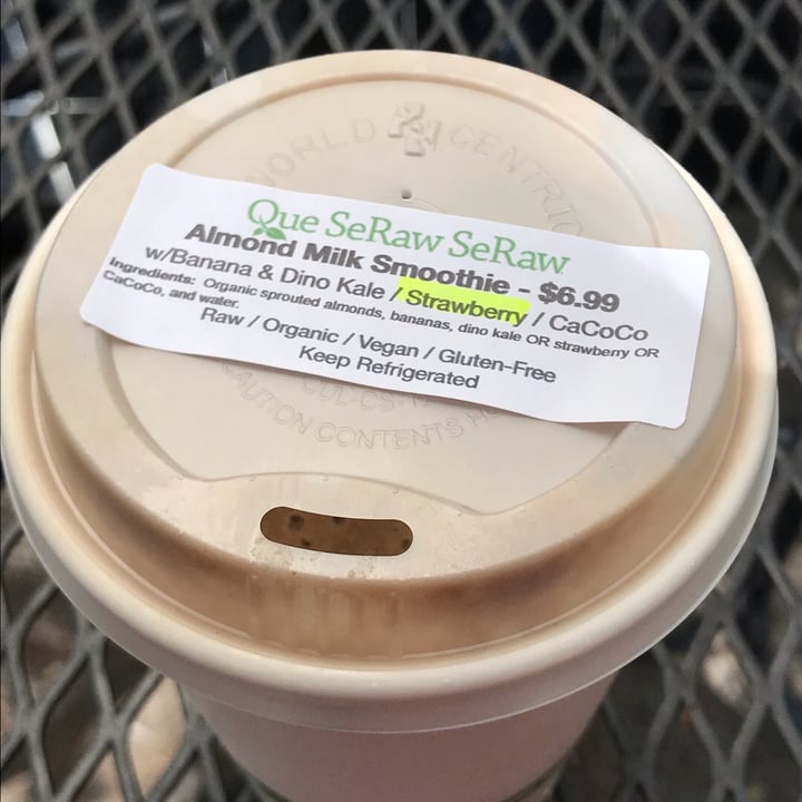 photo of Que SeRaw SeRaw Almond Milk Smoothie - Strawberry shared by @angelinaoguma on  25 Jul 2019 - review