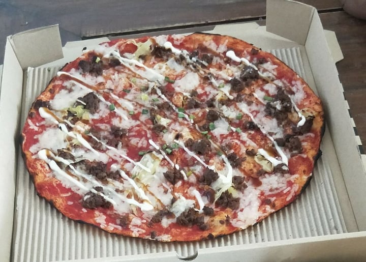 review photo of PizzaExpress Impossible Teriyaki Romana Pizza shared by @bunnybakering on 25 Dec 2019 - review