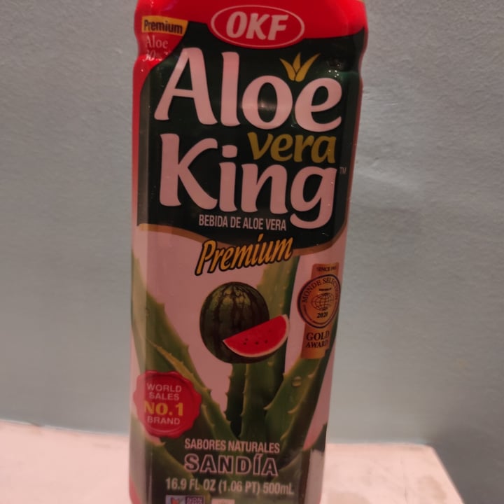 photo of Okf OKF - Aloe vera king - משקה אלוורה בטעם אננס - פטל - ליצ'י - קיווי shared by @manosdehadas70 on  12 Sep 2022 - review