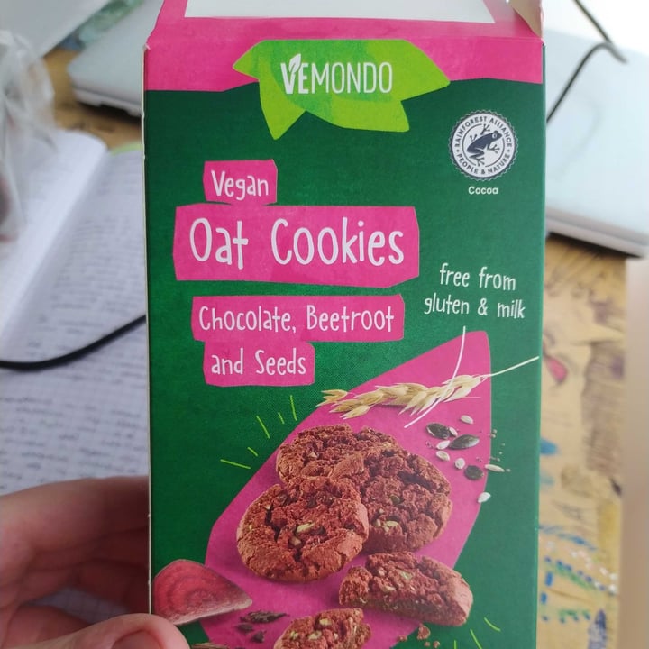photo of Vemondo Vegan Oat Cookies Chocolate, Beetroot and Seeds shared by @mati02 on  07 Jan 2022 - review