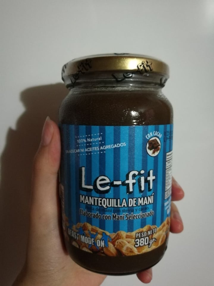 photo of Le-Fit Mantequilla De Mani Dark Chocolate shared by @revnna on  13 Mar 2020 - review