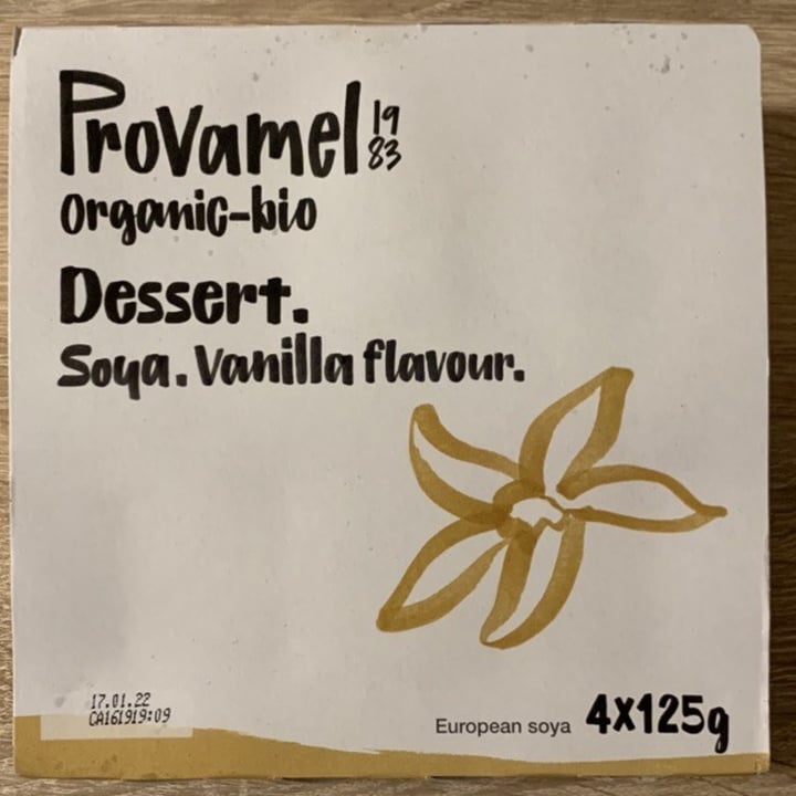 photo of Provamel Dessert soya vanilla flavour shared by @markonizua on  27 Jul 2021 - review