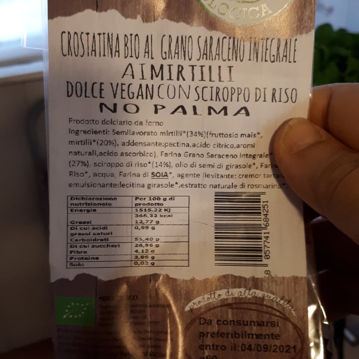 review photo of Manzi Crostatina al grano saraceno ai mirtilli shared by @lucia58 on 27 Apr 2021 - review