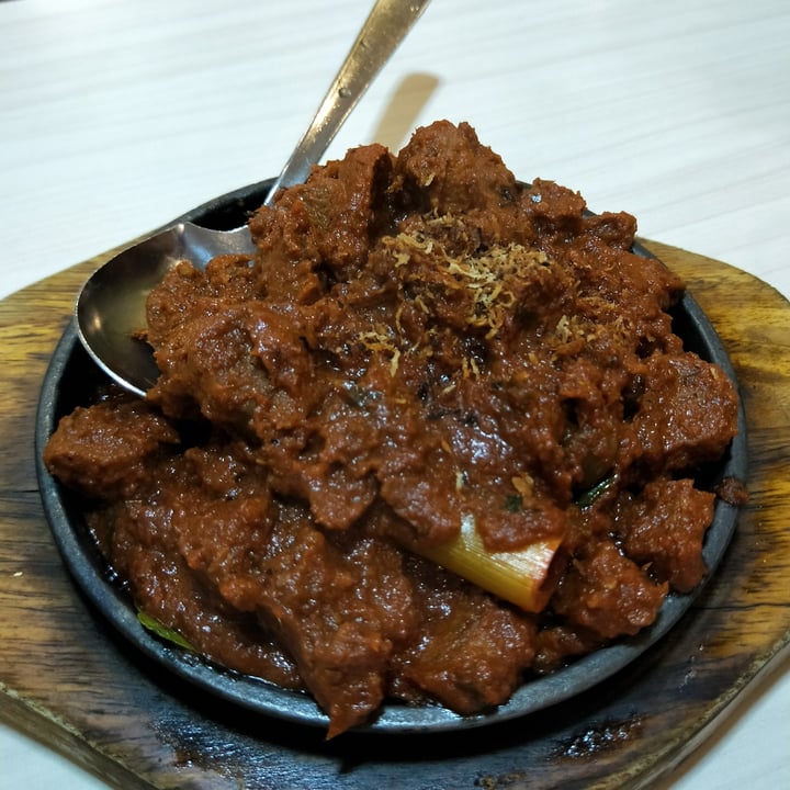 photo of Gokul Vegetarian Restaurant Mutton Rendang shared by @singapovegan on  27 Feb 2021 - review