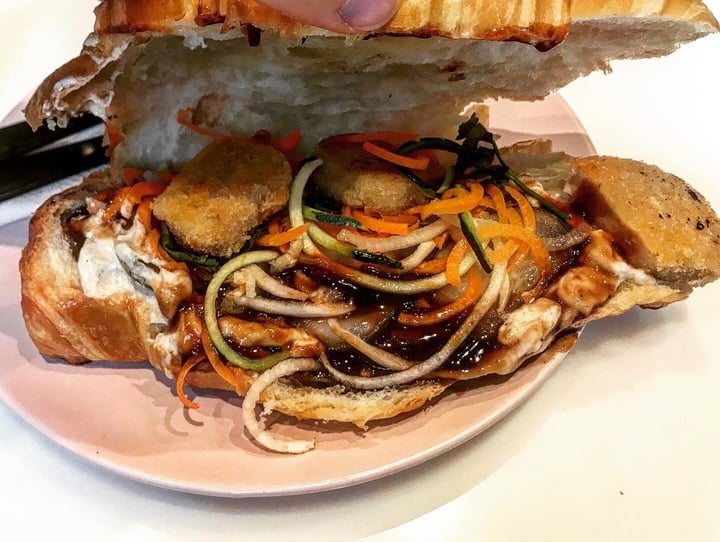 review photo of Weirdoughs (Temporarily Closed) Fried Chicken Croissant shared by @katharinakk on 03 Mar 2020 - review