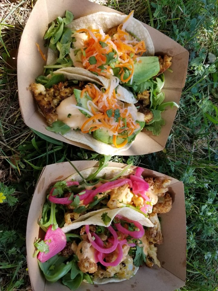 review photo of Reverie Mobile Kitchen (Food Truck) Lemongrass tofu tacos shared by @vtxsteve on 28 Jul 2018 - review