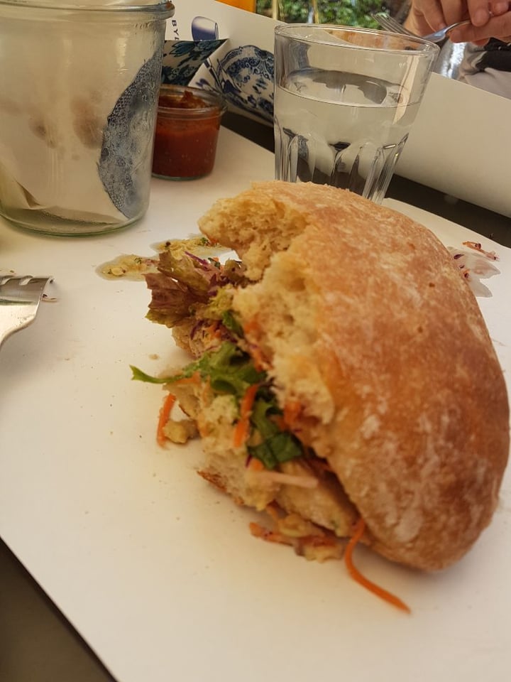 review photo of Babylonstoren Layered Sandwhich With Mustard Crushed Chickpeas shared by @boardroomhippie on 05 Jan 2020 - review