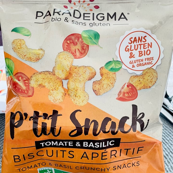 photo of paradeigma P’tit Snack Tomate & Basilic P’tit Snack Tomate & Basilic shared by @thecurvyblondevegan on  15 Jun 2022 - review
