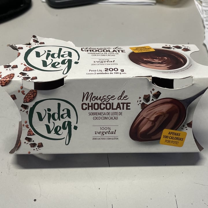 review photo of Vida Veg Mousse de Chocolate shared by @thatoninatto on 28 Sep 2022 - review