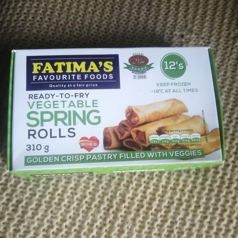 Fatimas Spring Roll Pastry - Fatimas Favourite Foods