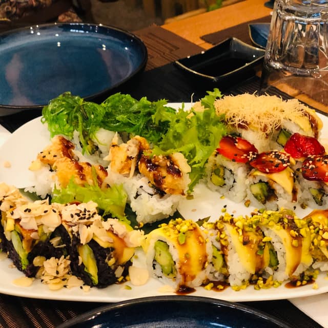 Foto del plato “Vegan Sushi”