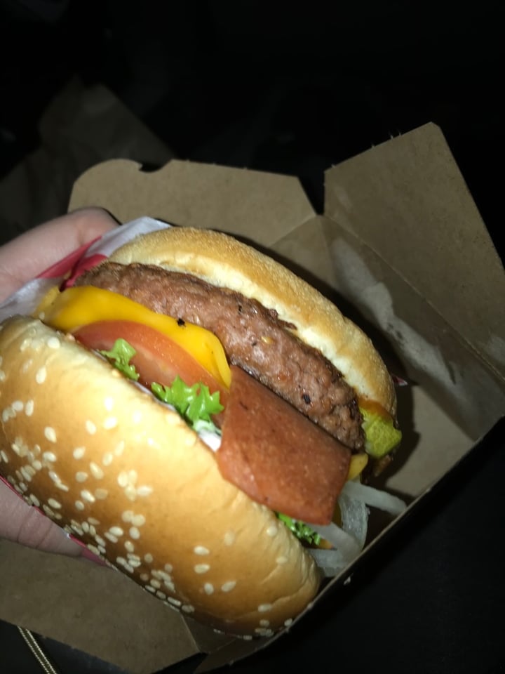 photo of Santana's Vegan Grill Bacon cheeseburger shared by @mallory17 on  02 Jan 2020 - review