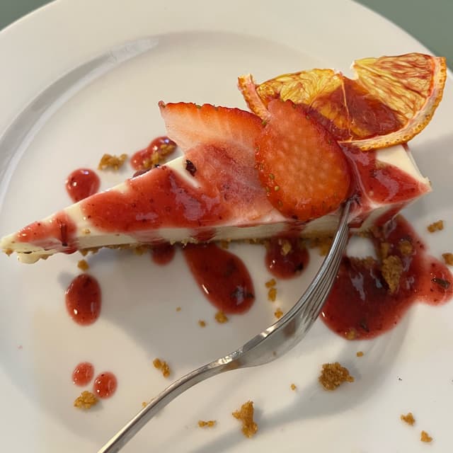 Photo of the dish “cheesecake agli agrumi”