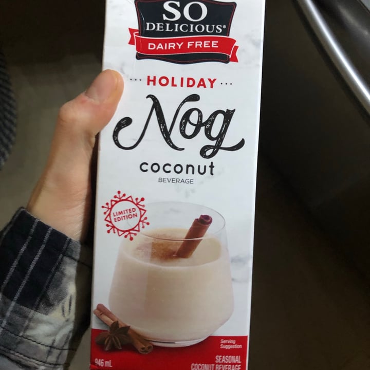 review photo of So Delicious Dairy Free Holiday Nog Coconutmilk shared by @voidsalts on 06 Dec 2020 - review