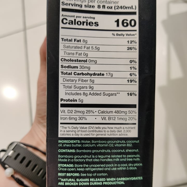 review photo of WhatIF Foods BAMnut Plant Based Milk - Barista shared by @baybeemon on 24 Mar 2022 - review