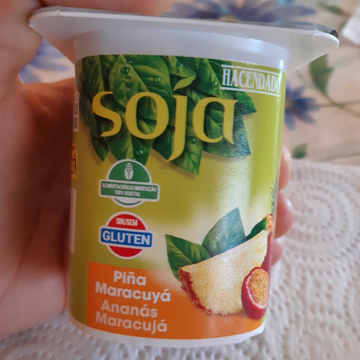 photo of Hacendado Yogurt de Soja Piña Maracuyá shared by @carmenhb on  08 Sep 2020 - review