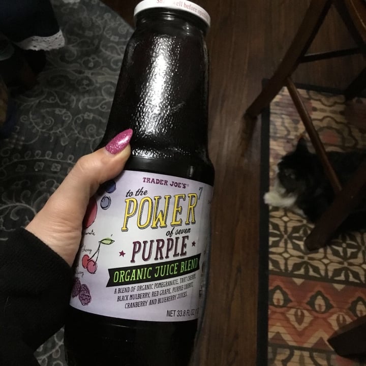 photo of Trader Joe's Power of Seven Purple Juice shared by @vivalaviolet on  18 Mar 2021 - review