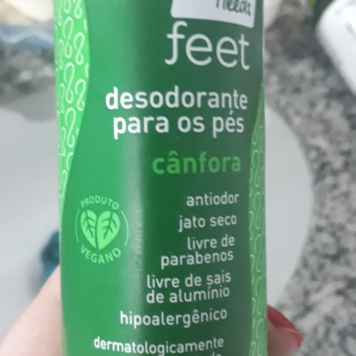 photo of Needs Feet Desodrante  shared by @adrianasavi on  24 Jul 2022 - review