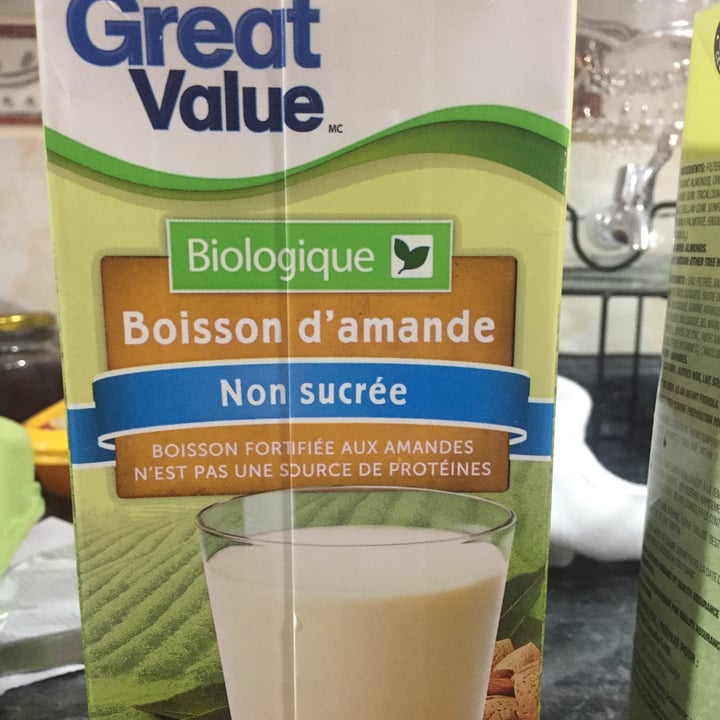 photo of Great Value  Leche de almendras natural shared by @franacsis on  10 May 2020 - review