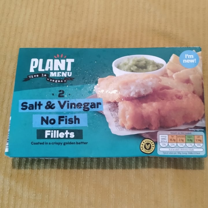 photo of Plant Menu Salt & Vinegar No Fish Fillets shared by @genuedean on  10 May 2022 - review