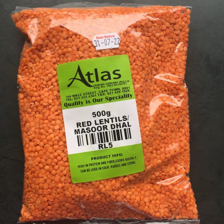 photo of Atlas Trading Co. Red lentils/Masoor Dhal shared by @erikabierny on  21 Jul 2020 - review