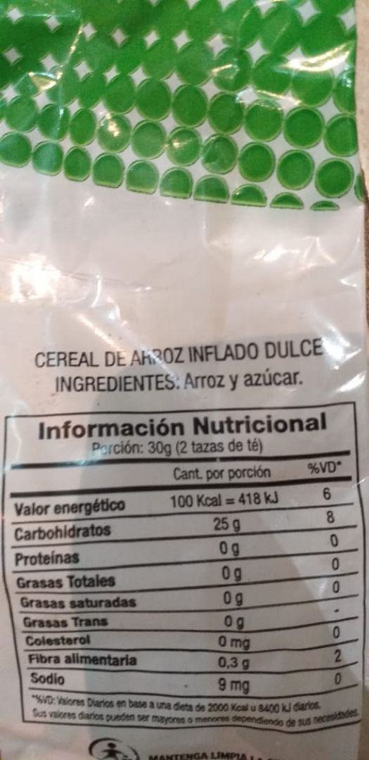 photo of Nikitos Cereal De Arroz shared by @melisafrau on  23 Dec 2019 - review