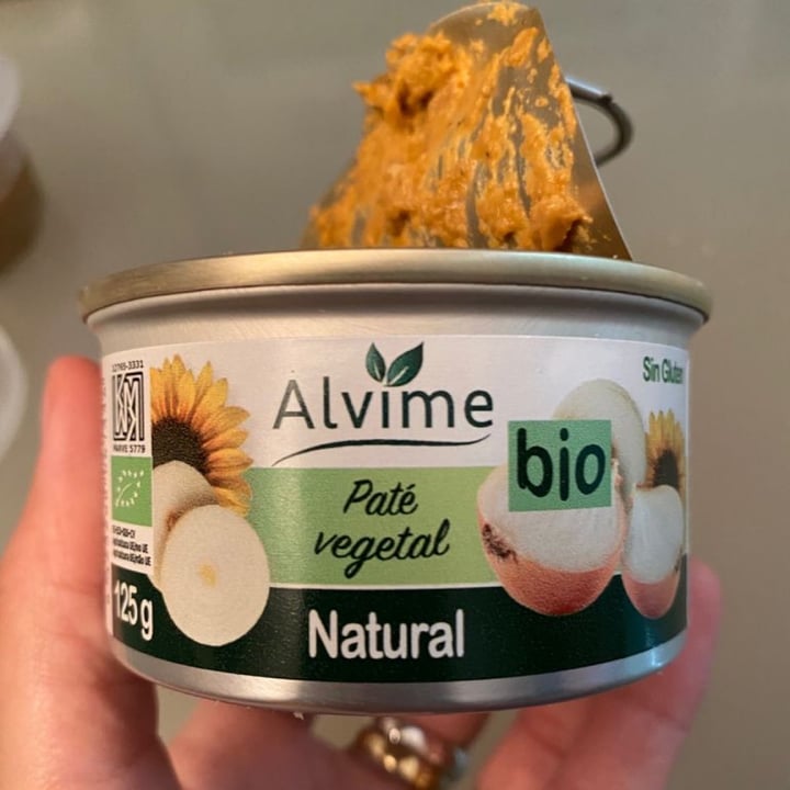 photo of Alvime Paté Vegetal Natural shared by @plantb on  12 Apr 2021 - review