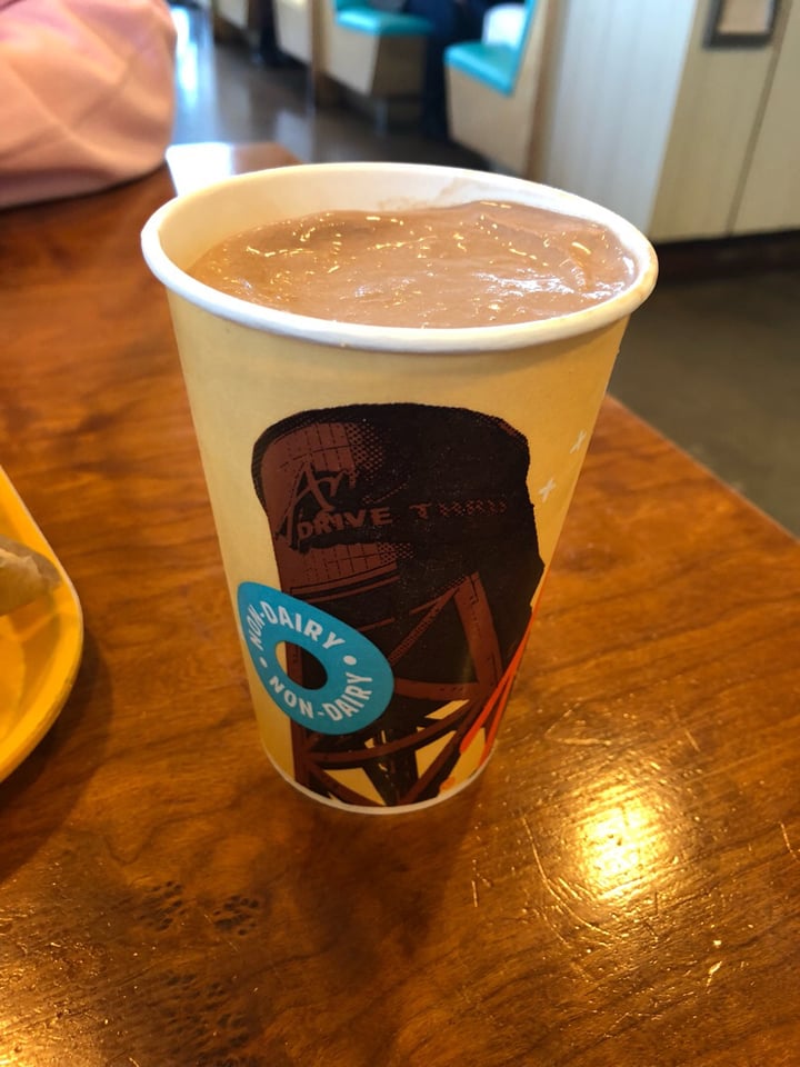 photo of Amy's Drive Thru Non-Dairy Chocolate milkshake shared by @wharding on  28 Dec 2018 - review