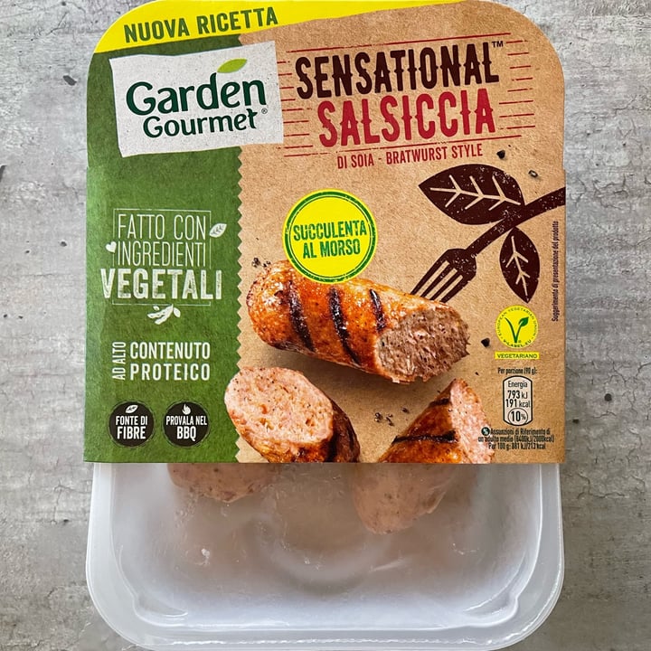 photo of Garden Gourmet Sensational Salsiccia shared by @spesaconpugliaveg on  10 Nov 2022 - review