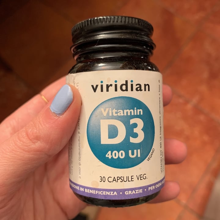 photo of Viridian Nutrition Vitamina D shared by @elisabetta-vaggie on  15 Nov 2020 - review