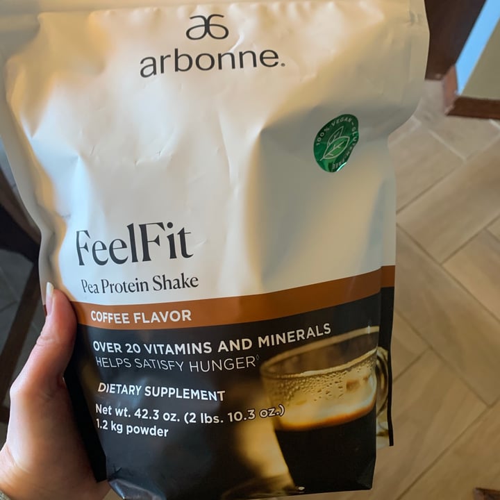 photo of Arbonne Feel Fit Protein Shake - Coffee ☕ Flavor shared by @beachgirl07 on  28 Dec 2020 - review