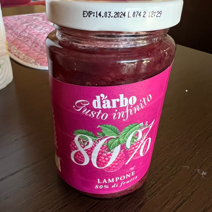 review photo of d’arbo Confettura Lampone 80% shared by @indiana1 on 10 Sep 2022 - review