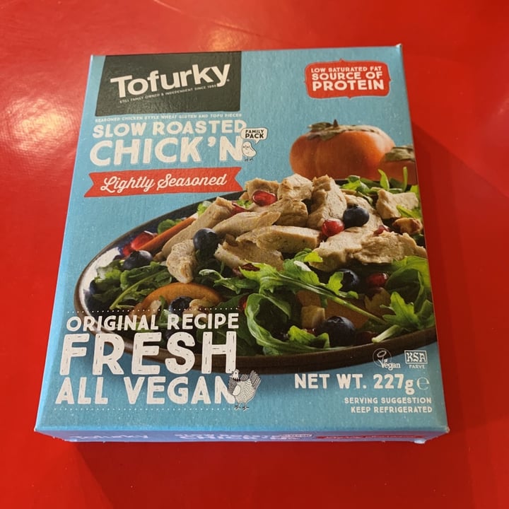 photo of Tofurky Slow Roasted Chick’n Lightly Seasoned shared by @elderberry on  01 Mar 2020 - review