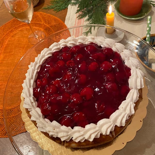 Foto del plato “Cherry Cheesecake”