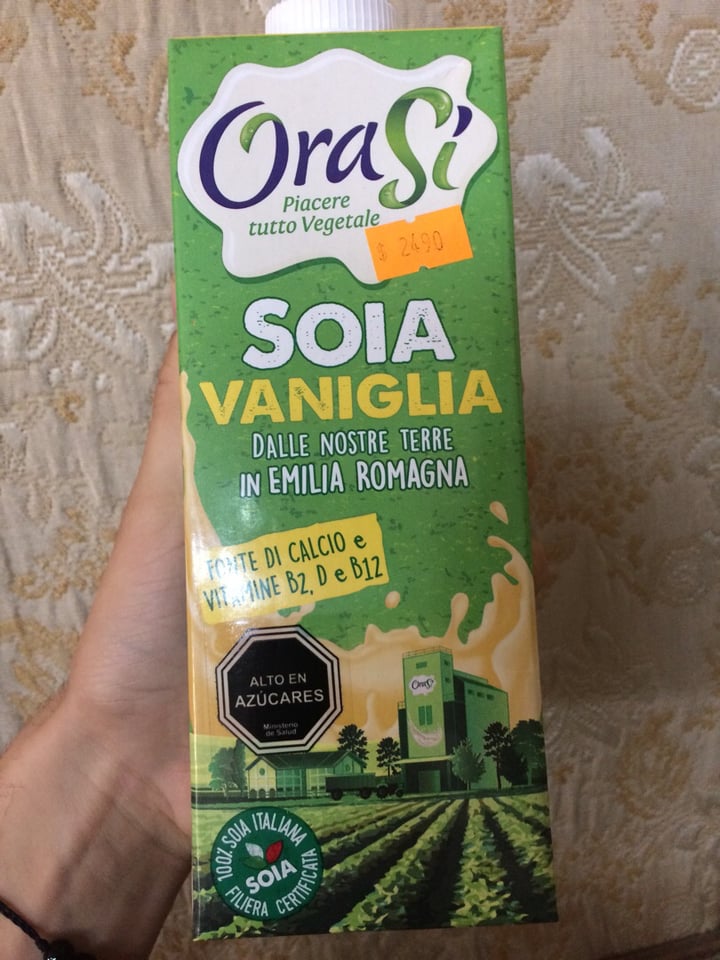 photo of OraSí Leche de Soya vainilla shared by @agustin1312 on  29 Jan 2020 - review