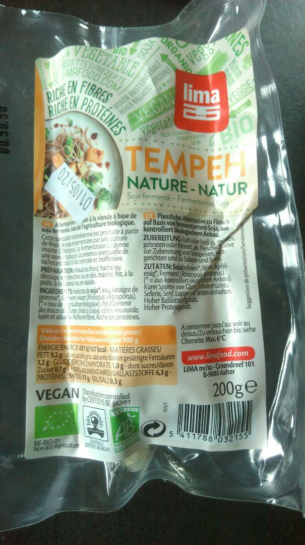photo of Lima Tempeh Nature shared by @stopanimalabuse38 on  21 Apr 2020 - review