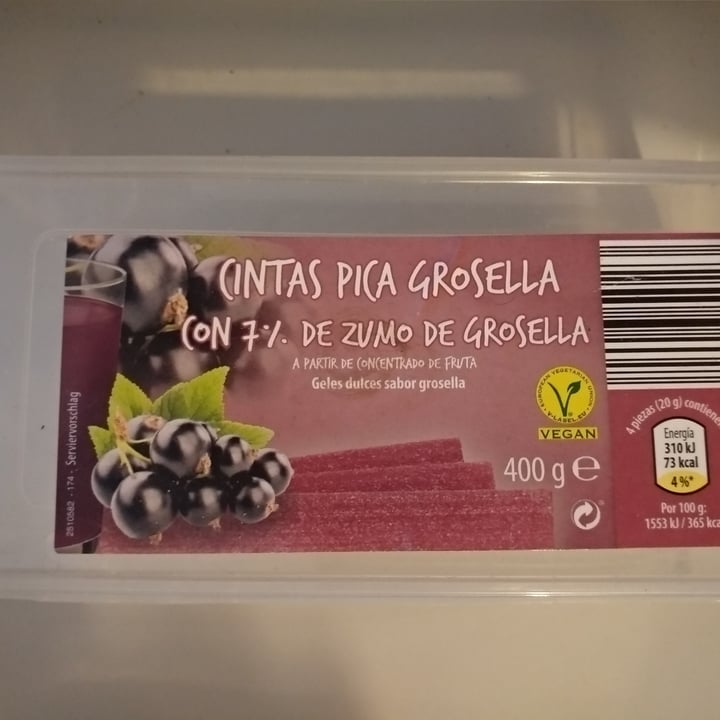 review photo of ALDI Cintas Pica Grosella shared by @psicodelirium on 28 Oct 2020 - review