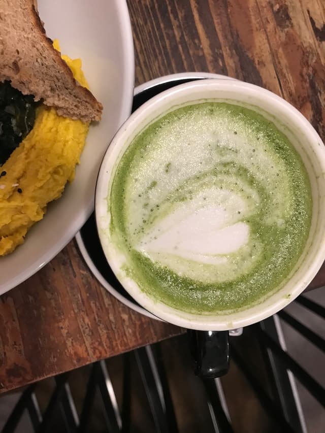 Photo of the dish “Matcha latte With Almond Milk”