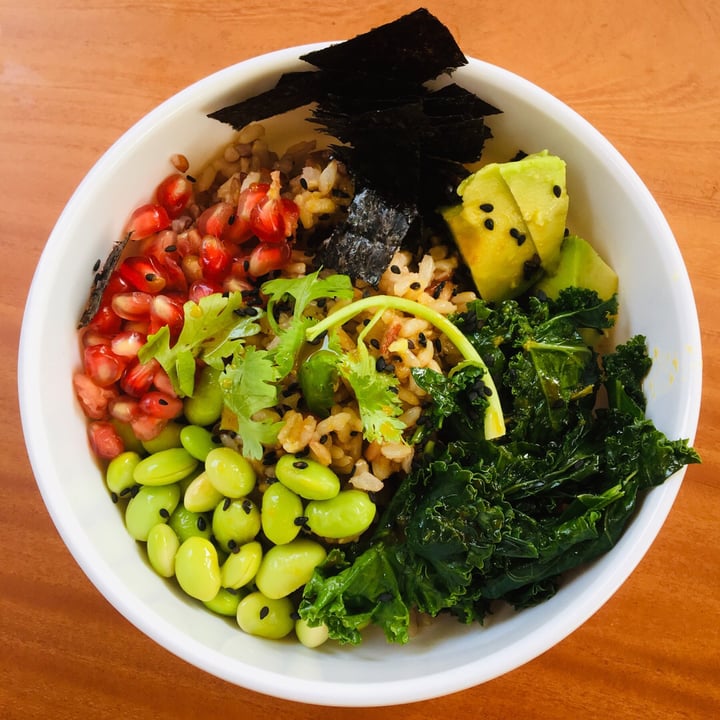 photo of The Living Cafe brown rice veggie bowl shared by @herbimetal on  05 Nov 2019 - review