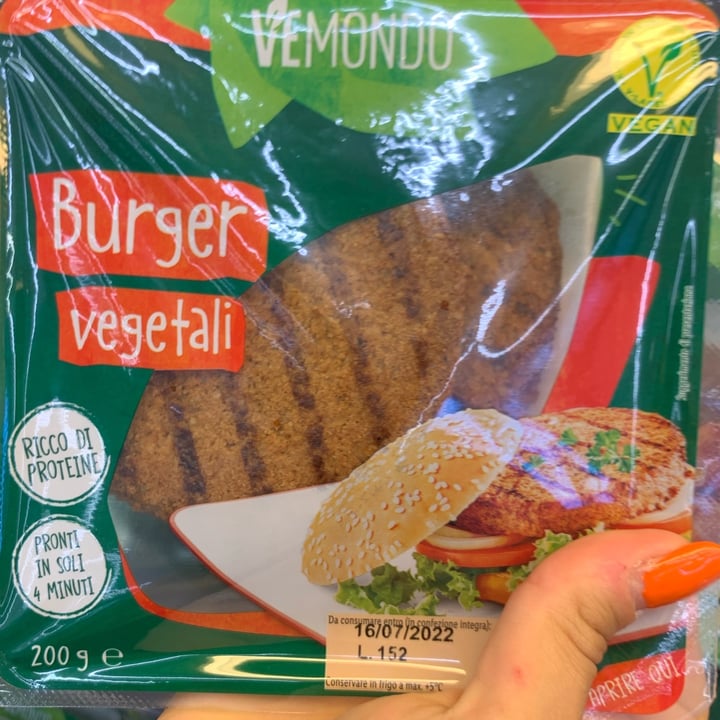 photo of Vemondo  burger vegetali vemondo shared by @portosusy on  30 Jun 2022 - review