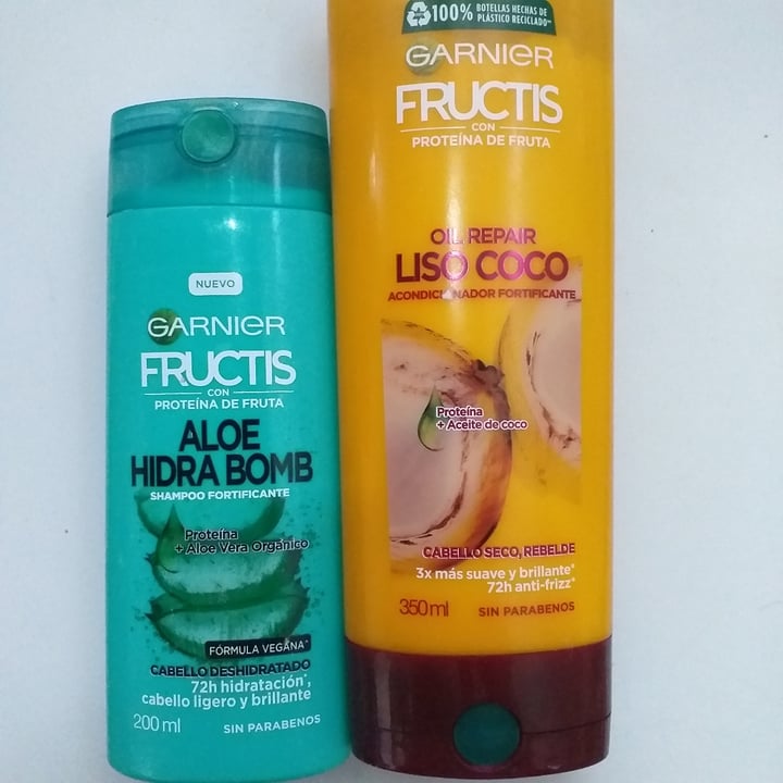 photo of Garnier Aloe Hidra Bomb Shampoo Fortificante shared by @chofiferre on  01 Feb 2022 - review