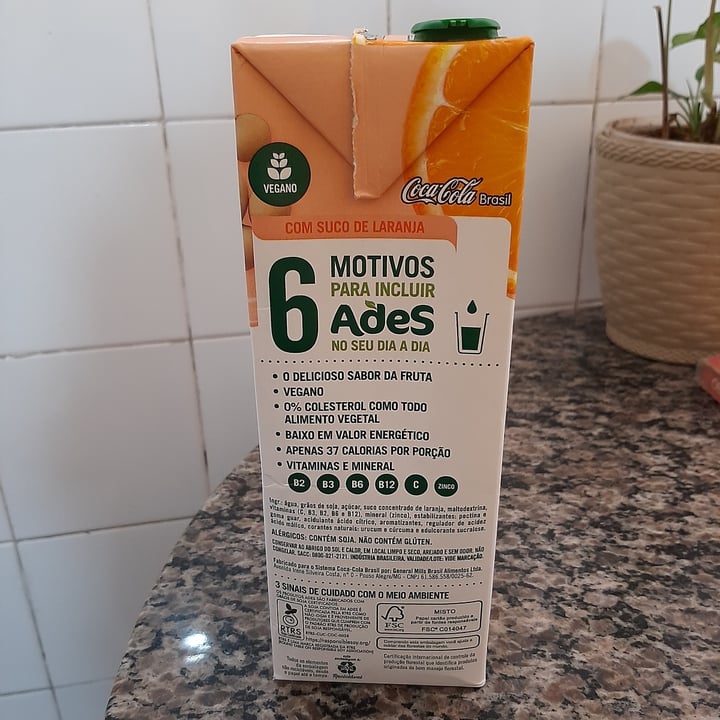 review photo of Ades Ades de soja sabor laranja shared by @rosesilva on 23 May 2022 - review