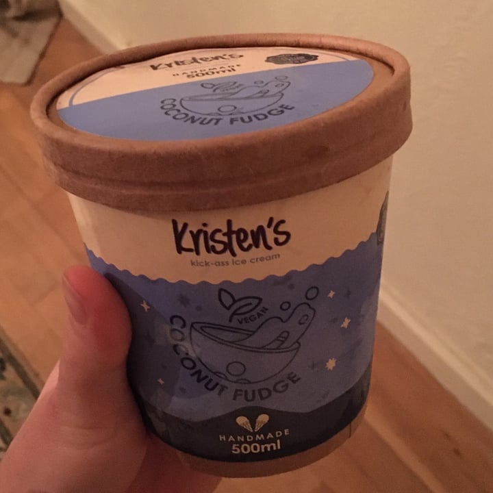 photo of Kristen's Kickass Ice cream Coconut fudge shared by @annabrooke on  15 Sep 2021 - review