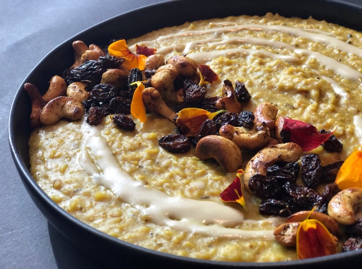 photo of Menagerie Eatery Golden Ayurvedic Mung Bean Daal Porridge shared by @jembean on  03 Dec 2019 - review