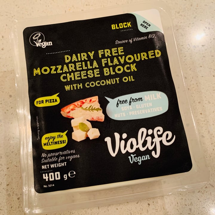 photo of Violife Mozzarella Flavor Block shared by @lydiatait on  05 Aug 2020 - review