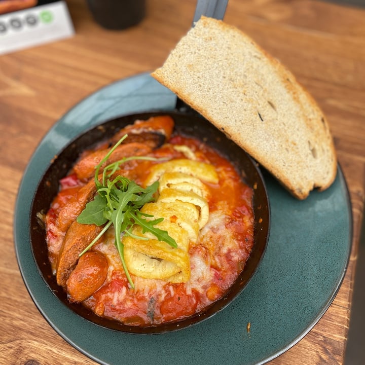 photo of Infinite Café Plant-Powered Kitchen Baked Shakshuka shared by @capetownvegan on  13 Oct 2021 - review