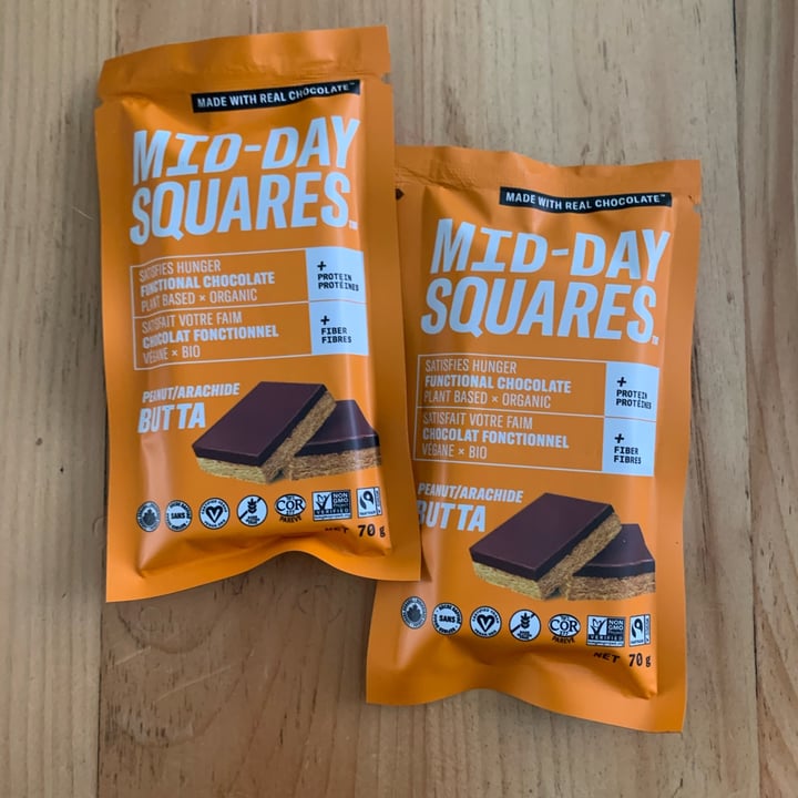 photo of Mid-day squares Peanut Butter And Chocolate Midday Square shared by @thevegancarpenter on  27 Jan 2022 - review